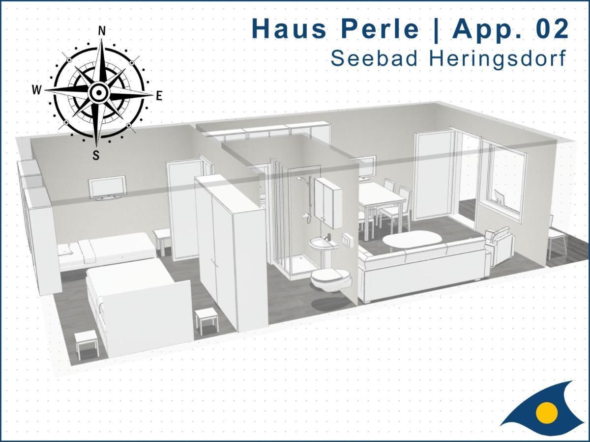 Апартаменти Haus Perle Whg 02 Герінгсдорф Екстер'єр фото